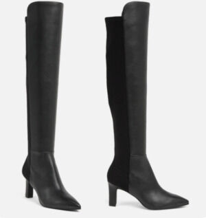 Stuart Weitzman Bobbie 75 Stretch Leather Over-the-Knee Boots
